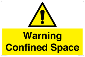 WV13203: Warning Confined Space