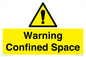 WV13203: Warning Confined Space
