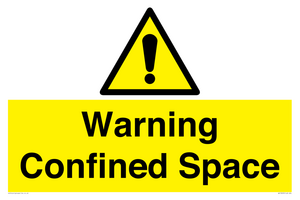 WV13203: Warning Confined Space