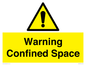 WV13203: Warning Confined Space
