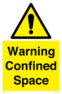 WV13203: Warning Confined Space