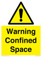 WV13203: Warning Confined Space