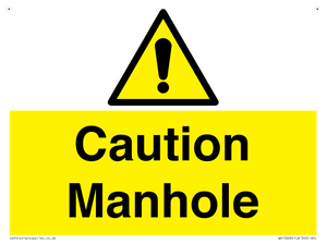 WV13228: Caution Manhole