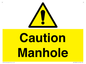 WV13228: Caution Manhole