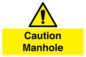 WV13228: Caution Manhole