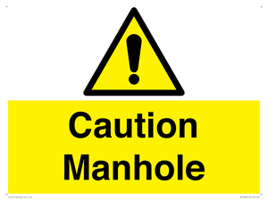 WV13228: Caution Manhole