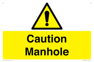 WV13228: Caution Manhole