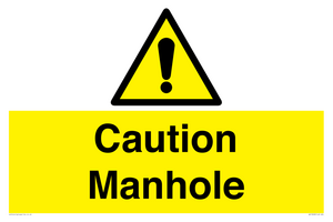 WV13228: Caution Manhole