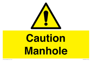 WV13228: Caution Manhole