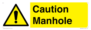 WV13228: Caution Manhole