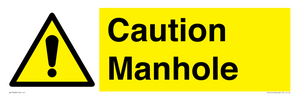 WV13228: Caution Manhole