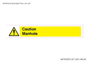WV13228: Caution Manhole