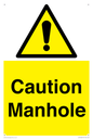 WV13228: Caution Manhole