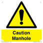 WV13228: Caution Manhole