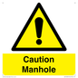 WV13228: Caution Manhole