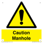 WV13228: Caution Manhole
