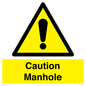 WV13228: Caution Manhole