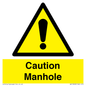 WV13228: Caution Manhole