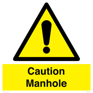 WV13228: Caution Manhole
