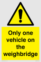 WV13382: Only one vehicle on weighbridge
