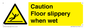WV13402: Caution Floor slippery when wet