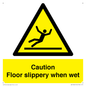 WV13402: Caution Floor slippery when wet