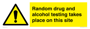 WV13422: Random drug and alcohol testing takes place on this site