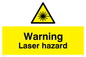 WV136: warning laser hazard