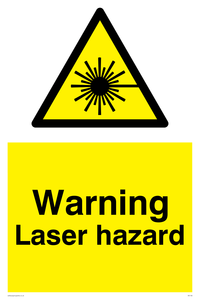 WV136: warning laser hazard