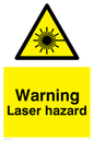 WV136: warning laser hazard