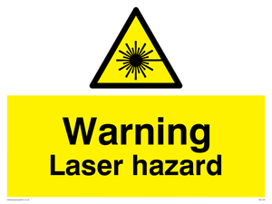 WV136: warning laser hazard