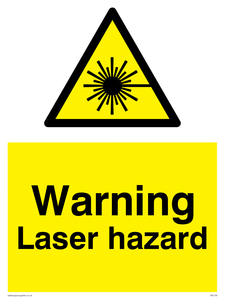 WV136: warning laser hazard