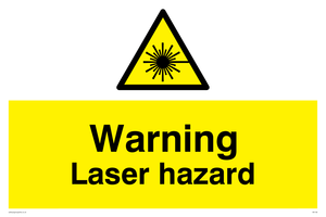 WV136: warning laser hazard