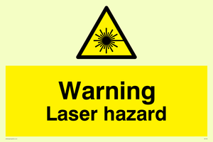 WV136: warning laser hazard