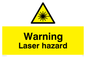 WV136: warning laser hazard