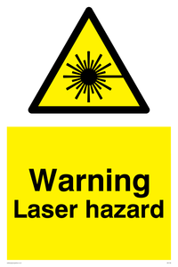 WV136: warning laser hazard