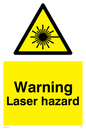 WV136: warning laser hazard
