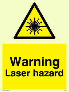 WV136: warning laser hazard