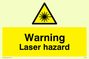 WV136: warning laser hazard