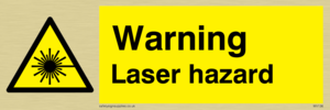 WV136: warning laser hazard