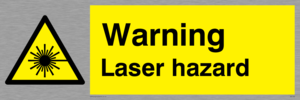 WV136: warning laser hazard