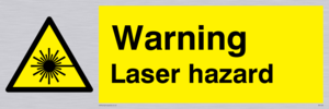 WV136: warning laser hazard
