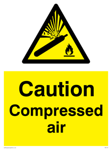 WV137: caution compressed air