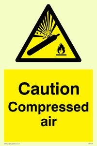 WV137: caution compressed air