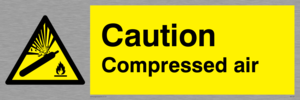 WV137: caution compressed air