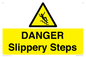 WV13837: DANGER Slippery Steps