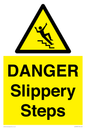 WV13837: DANGER Slippery Steps