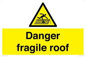 WV139: danger fragile roof