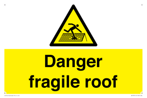 WV139: danger fragile roof