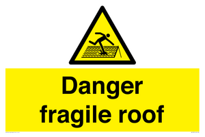 WV139: danger fragile roof